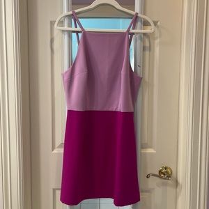 French Connection Whisper Sleeves Square Neck Mini Dress